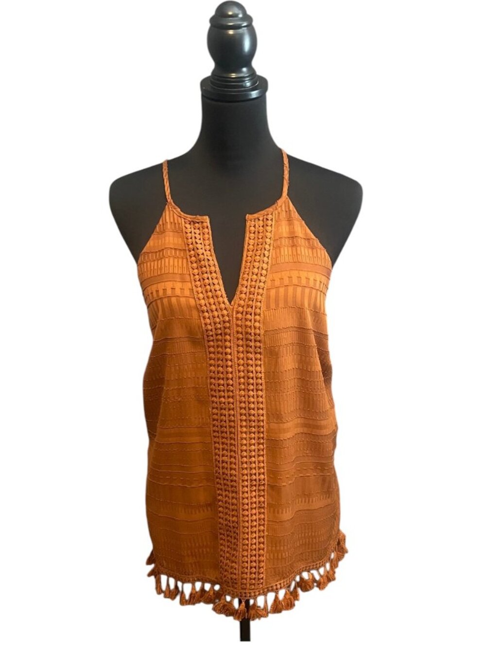 BOHEMIAN HALTER TANK TOP